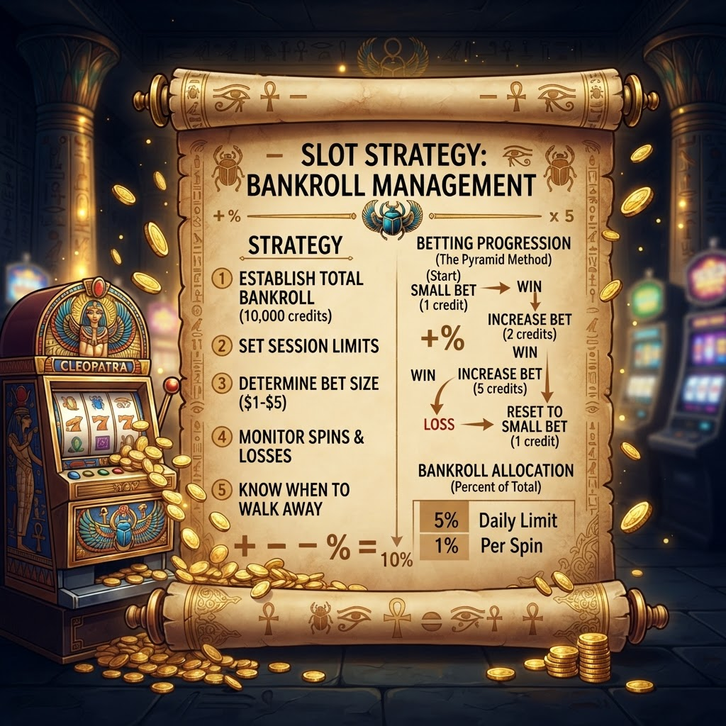 Flat Bet Strategy for Cleopatra Slot